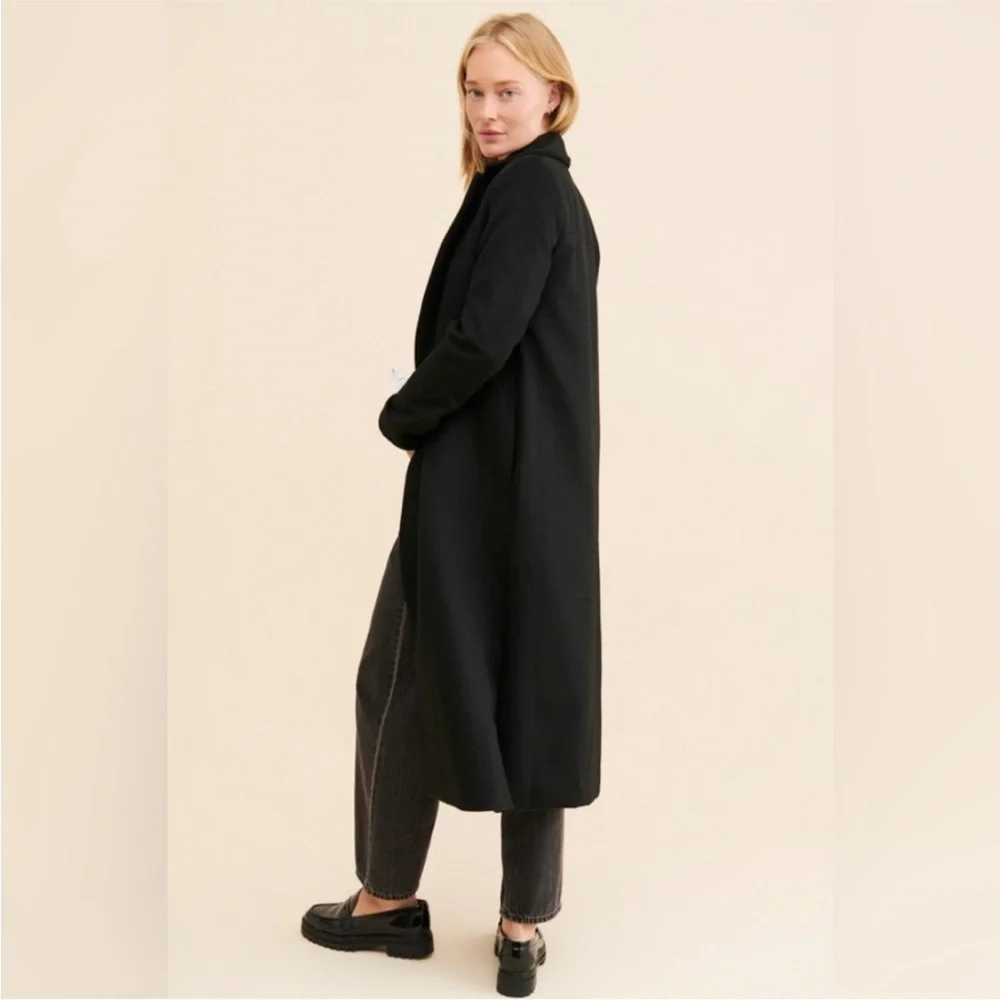 Free People Dilger Jacket Long Coat Size Large NWT - Picture 3 of 14